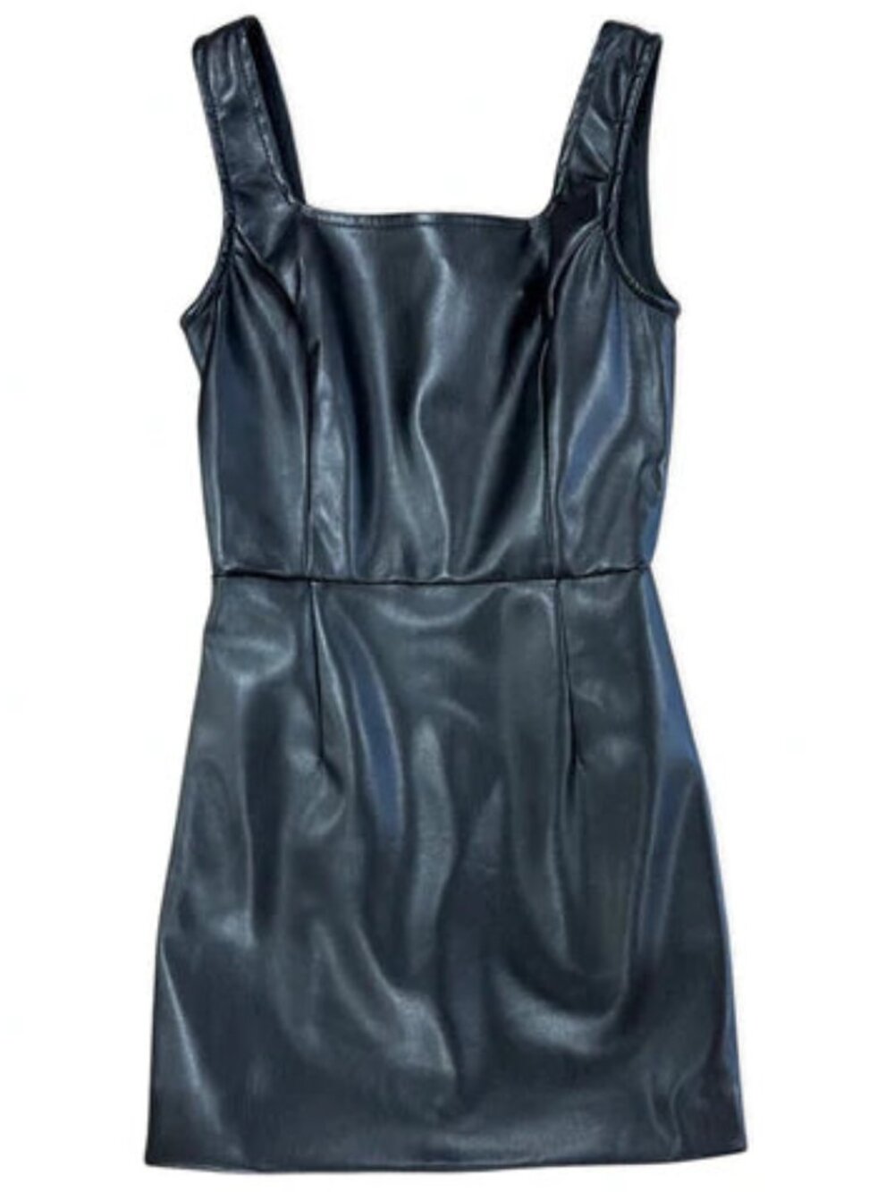 Katie J NYC Junior's Logan Vegan Leather Dress
